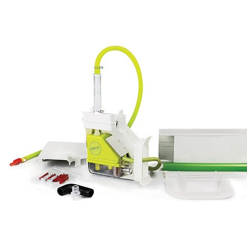 Aspen Silent+ Mini Lime Condensate Removal Pump with Slimline Ivory Trunking