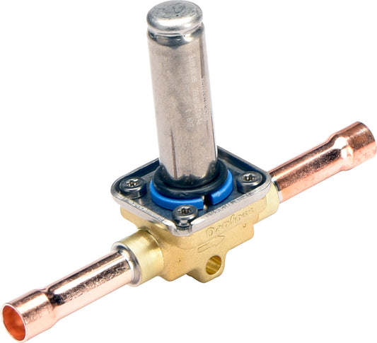 Danfoss EVR 3 Solenoid Valve Body Normally Closed - 3/8" ODF Solder