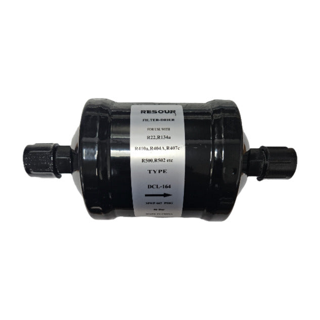 Resour DCL-164 Liquid Line Filter Drier - 1/2" SAE Flare