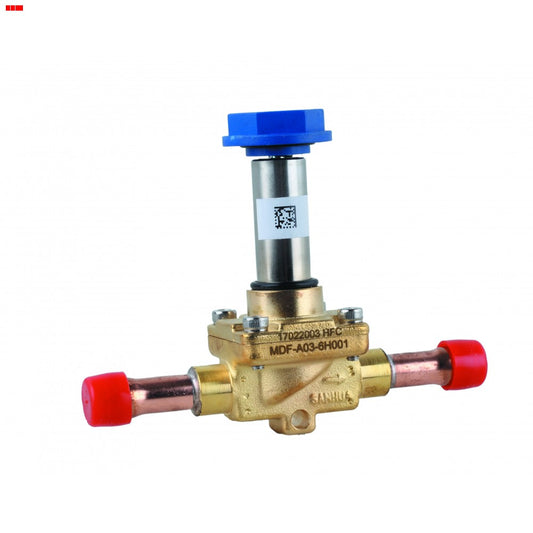 Sanhua MDF10 Solenoid Valve Body - 1/2" ODF Solder